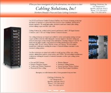 Cabling Solutions, Inc! Northern Nevada's Voice and Data Cabling Contractor