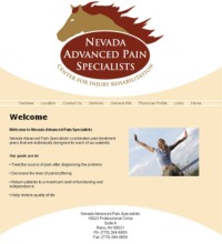 Nevada Advanced Pain Specialists - Center for Injury Rehabilitation - Reno, NV